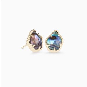 Kendra Scott Tessa Stud Earrings in Abalone Shell